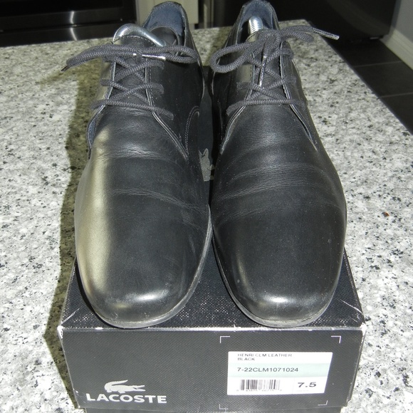 Lacoste Henri CLM Leater Mens Dress Shoes main image 4